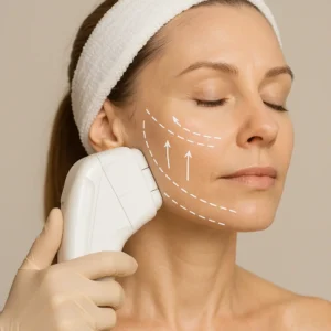 Woman having HI-FU to reduce wrinkles call LA LIPO Beccles Now!