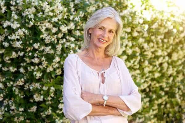 Older woman happy with urinary incontinence treatment Beccles