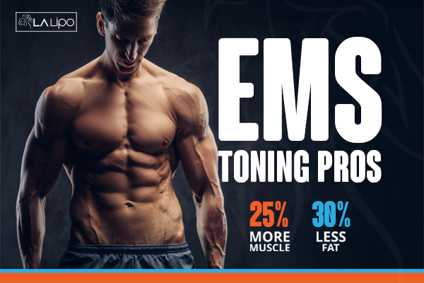 Image of man with sculpted stomach showing the fat loss and muscle gain of LA-EMS Body Sculpting Treatment Beccles